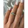 925 Sterling Silver Blue Topaz Ring Size 5.5