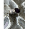 FAS 925 Sterling Silver Amethyst Ring Size 8
