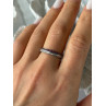 925 Sterling Silver Pink & White Spinel Ring Size 9