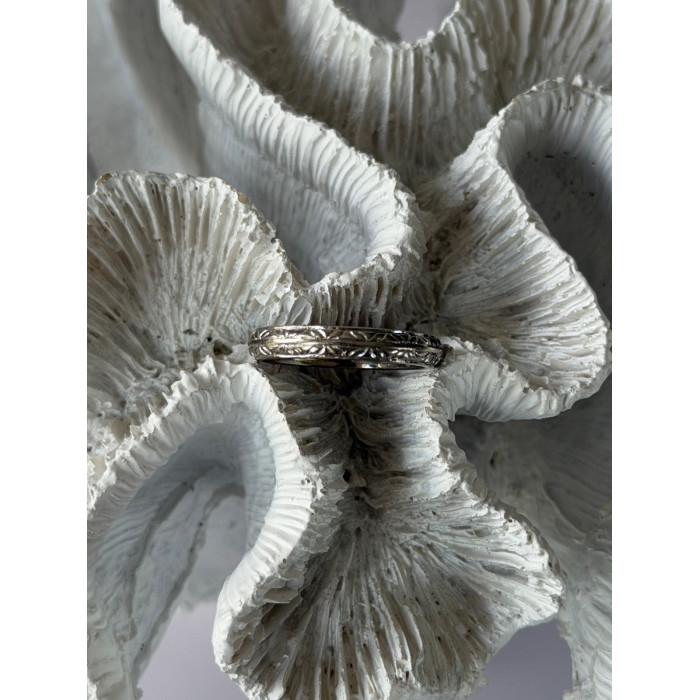 925 Sterling Silver Pink & White Spinel Ring Size 9