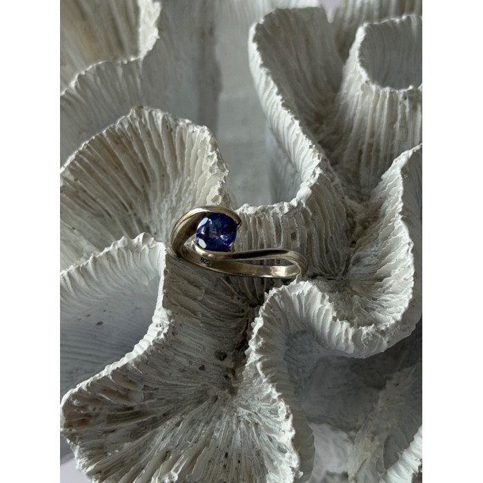 925 Sterling Silver Tourmaline Ring Size 9.5