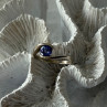 925 Sterling Silver Tourmaline Ring Size 9.5