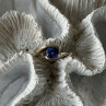 925 Sterling Silver Tourmaline Ring Size 9.5