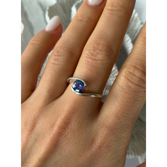 925 Sterling Silver Tourmaline Ring Size 9.5