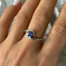 925 Sterling Silver Tourmaline Ring Size 9.5