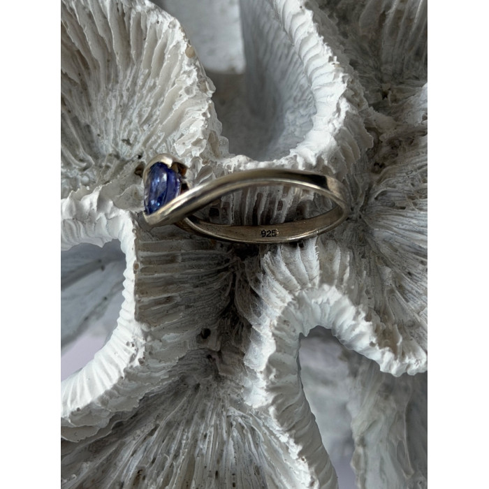 925 Sterling Silver Tourmaline Ring Size 9.5