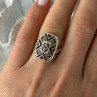 Vintage 925 Sterling Silver Marcasite Ring Size 6.5