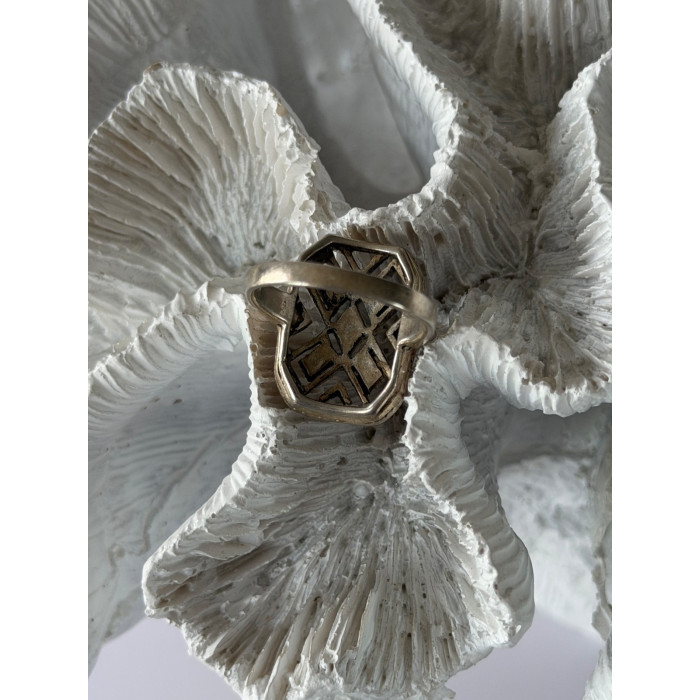 Vintage 925 Sterling Silver Marcasite Ring Size 6.5