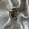 Vintage 925 Sterling Silver Marcasite Ring Size 6.5