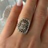 Vintage 925 Sterling Silver Marcasite Ring Size 6.5