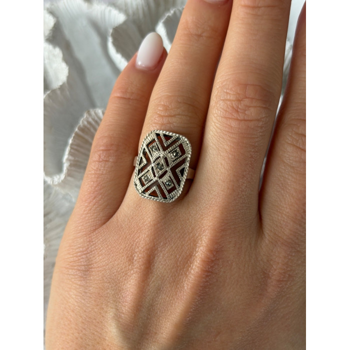 Vintage 925 Sterling Silver Marcasite Ring Size 6.5