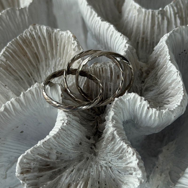 Trio 925 Sterling Silver Ring Size 7