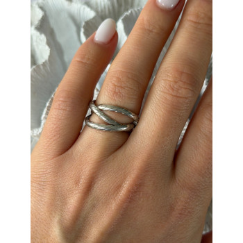 Trio 925 Sterling Silver Ring Size 7