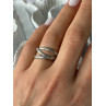Trio 925 Sterling Silver Ring Size 7