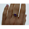 10K YELLOW GOLD TOURMALINE & DIAMONDS HEART RING SIZE 4.75