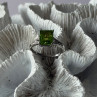 925 Sterling Silver Peridot Ring Size 10