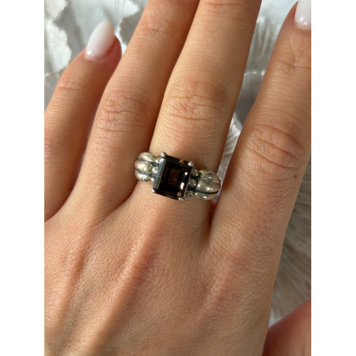 Avon 925 Sterling Silver Brown Tourmaline Ring Size 8