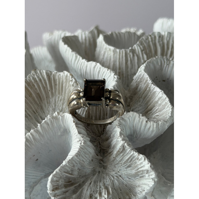 Avon 925 Sterling Silver Brown Tourmaline Ring Size 8