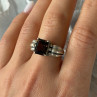 Avon 925 Sterling Silver Brown Tourmaline Ring Size 8