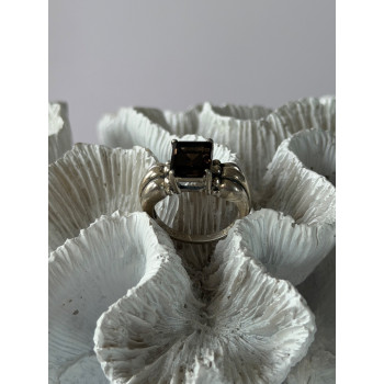 Avon 925 Sterling Silver Brown Tourmaline Ring Size 8