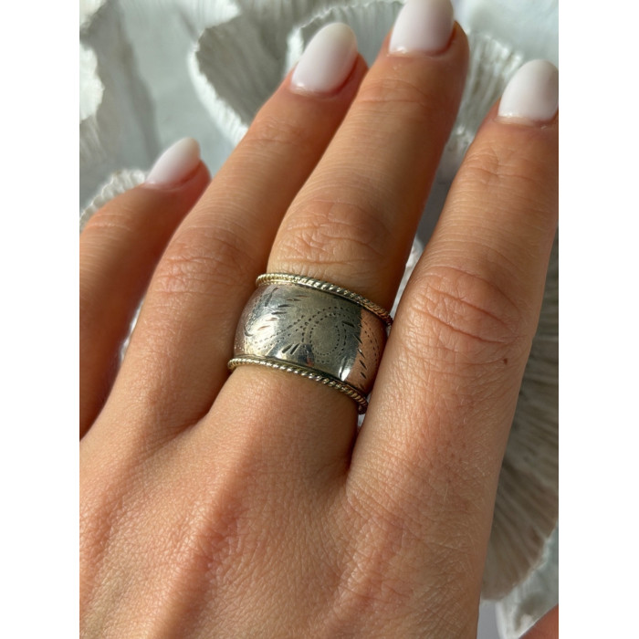 Vintage MWS Thailand 925 Sterling Silver Ring Size 8