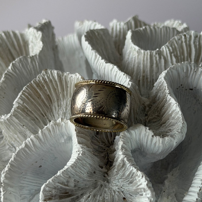 Vintage MWS Thailand 925 Sterling Silver Ring Size 8
