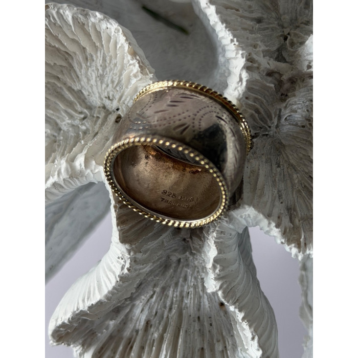 Vintage MWS Thailand 925 Sterling Silver Ring Size 8