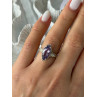 Beautiful Vintage 925 Sterling Silver Amethyst Ring Size 7