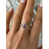 Avon 925 Sterling Silver Amethyst Ring Size 10