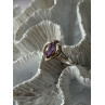 Avon 925 Sterling Silver Amethyst Ring Size 10