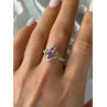 Avon 925 Sterling Silver Amethyst Ring Size 10