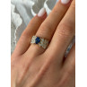 925 Sterling Silver Sapphire & Beryl Ring Size 7