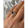 925 Sterling Silver Sapphire & Beryl Ring Size 7