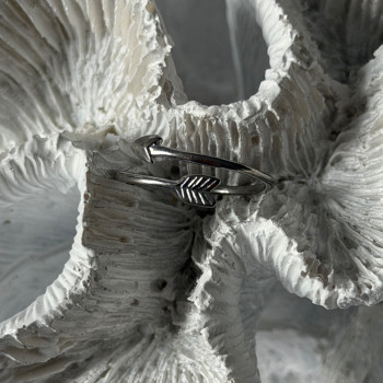 Adjustable Arrow 925 Sterling Silver Ring