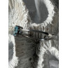 925 Sterling Silver Blue Topaz Ring Size 9