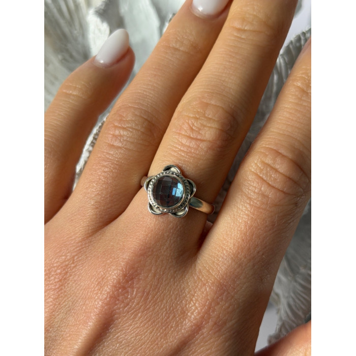 Vintage 925 Sterling Silver Aquamarine Ring Size 8