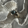 Vintage 925 Sterling Silver Aquamarine Ring Size 8