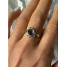 Vintage 925 Sterling Silver Aquamarine Ring Size 8
