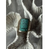 925 Sterling Silver Turquoise Ring Size 7.5