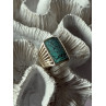 925 Sterling Silver Turquoise Ring Size 7.5