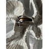 925 Sterling Silver Gold Plated Part Ring Size 7