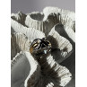 925 Sterling Silver Gold Plated Part Ring Size 7
