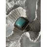 Vintage 925 Sterling Silver Turquoise & Marcasite Ring Size 6