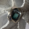 Vintage 925 Sterling Silver Turquoise & Marcasite Ring Size 6