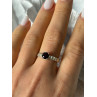 925 Sterling Silver Garnet Ring Size 9