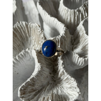 Vintage 925 Sterling Silver Sodalite Ring Size 4.5