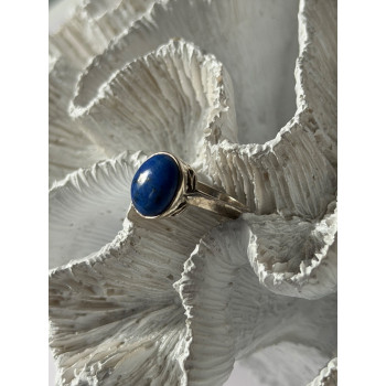 Vintage 925 Sterling Silver Sodalite Ring Size 4.5