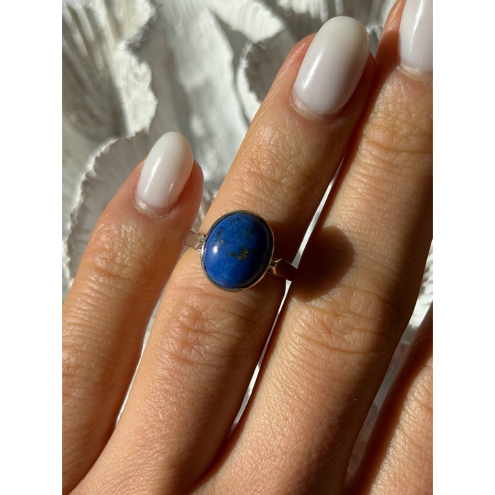 Vintage 925 Sterling Silver Sodalite Ring Size 4.5