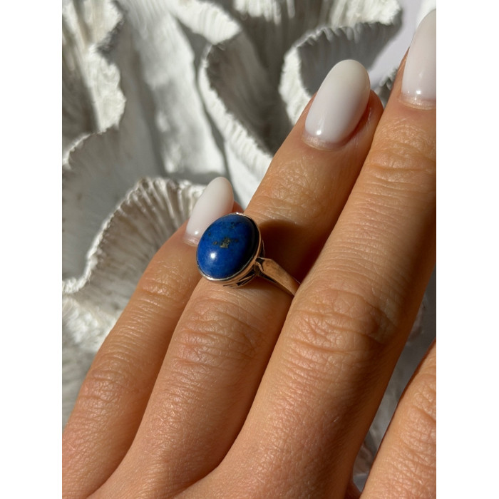 Vintage 925 Sterling Silver Sodalite Ring Size 4.5