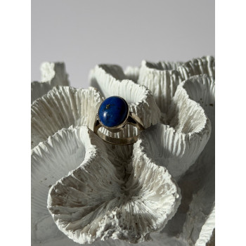 Vintage 925 Sterling Silver Sodalite Ring Size 4.5